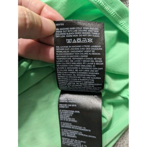 The North Face Athletic Short Sleeve Shirt Women's Plus Size 2X Green - Picture 6 of 11